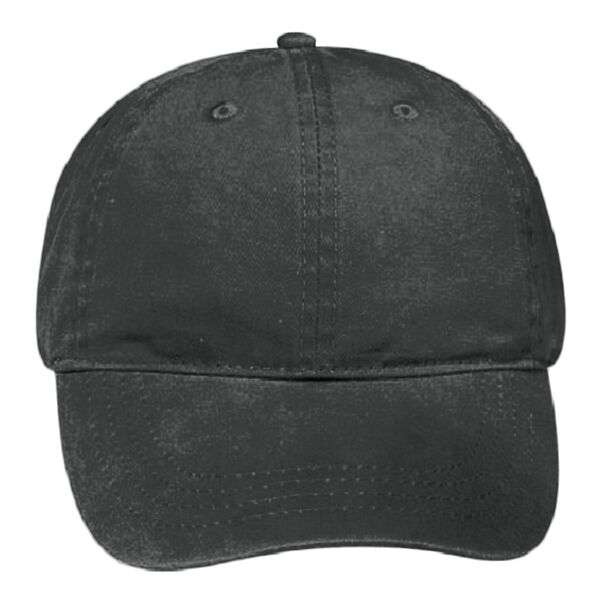 OTTO Garment Washed Pigment Dyed Cotton Twill Six Panel Low Profile Dad Hat Thumbnail